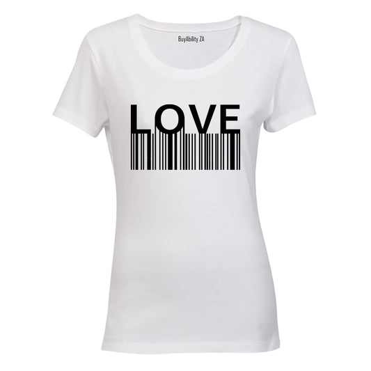 Love Barcode - Valentine - Ladies - T-Shirt