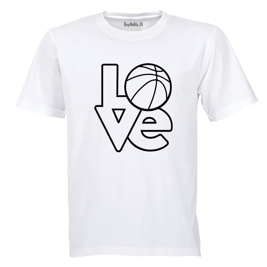 Love Basketball - Adults - T-Shirt - BuyAbility South Africa