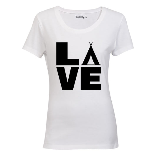 Love Camping - Ladies - T-Shirt