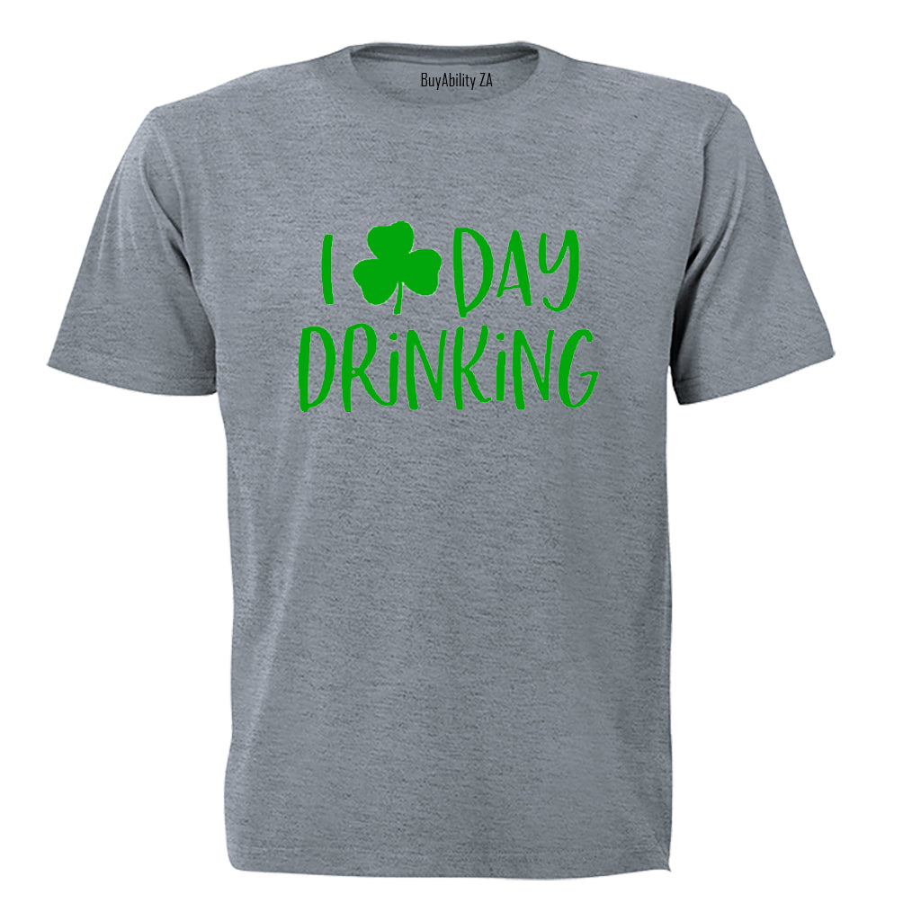 Day Drinking - St. Patrick's Day - Adults - T-Shirt - BuyAbility