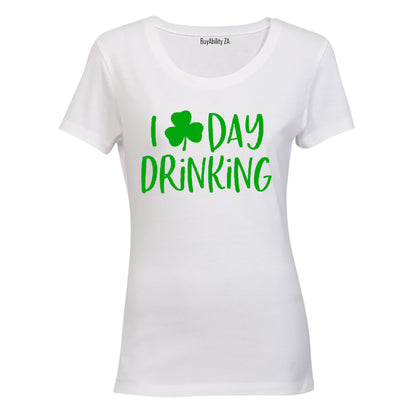Day Drinking - St. Patrick's Day - Ladies - T-Shirt