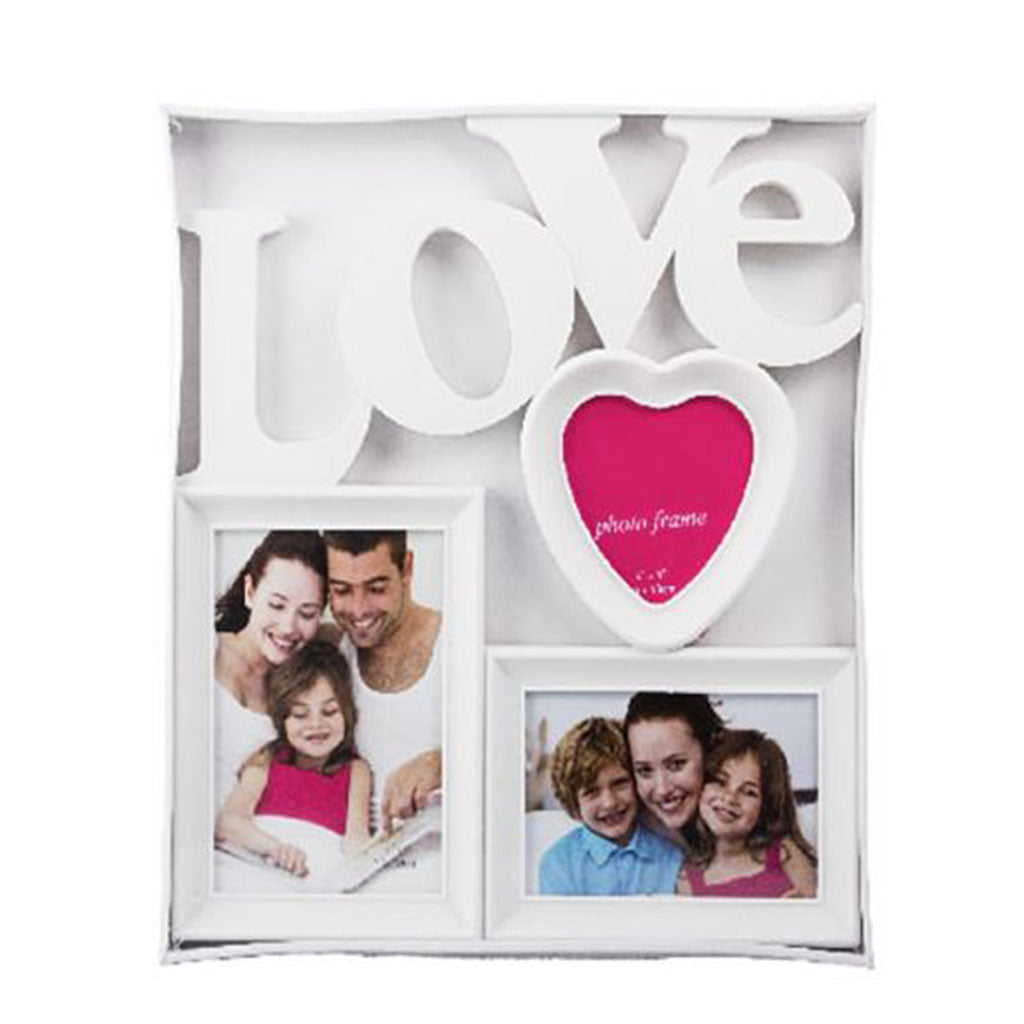 Love - White Photo Frame