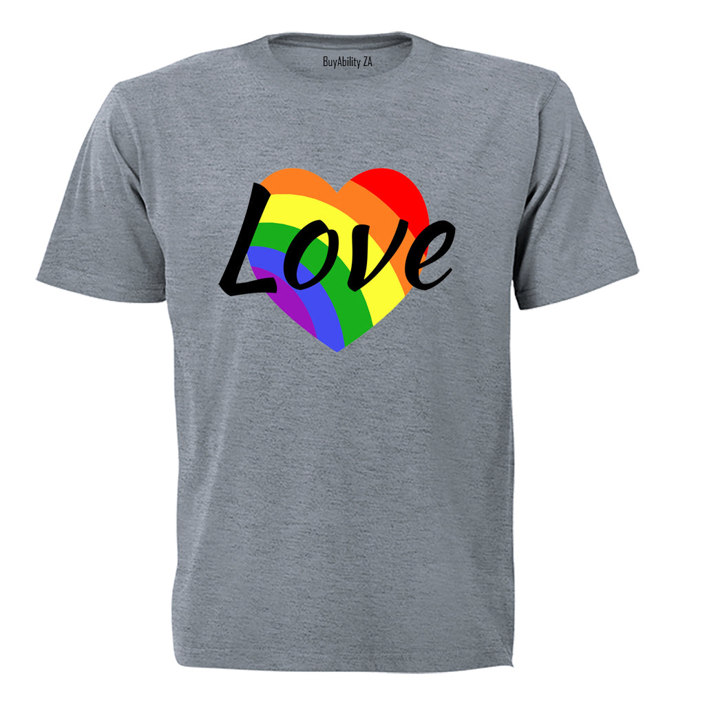 Love Heart, Pride - Adults - T-Shirt