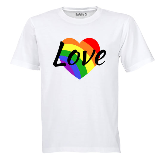 Love Heart, Pride - Adults - T-Shirt