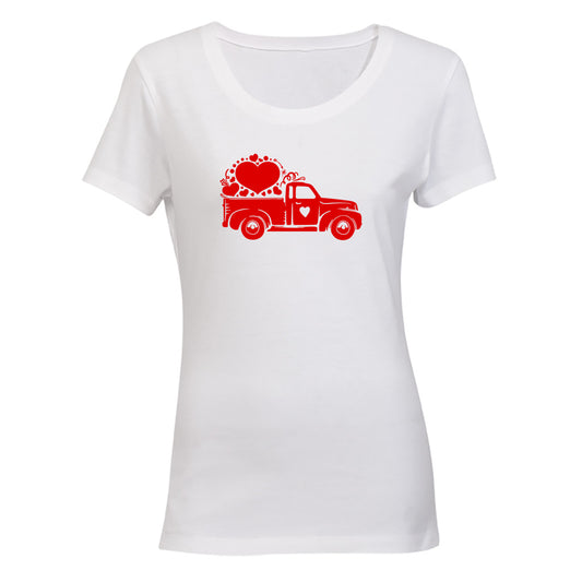 Love Truck - Valentine - Ladies - T-Shirt - BuyAbility South Africa