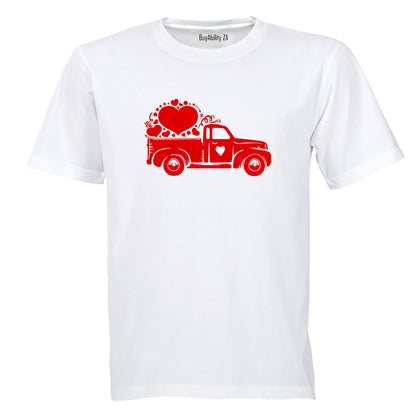 Love Truck - Valentine - Adults - T-Shirt