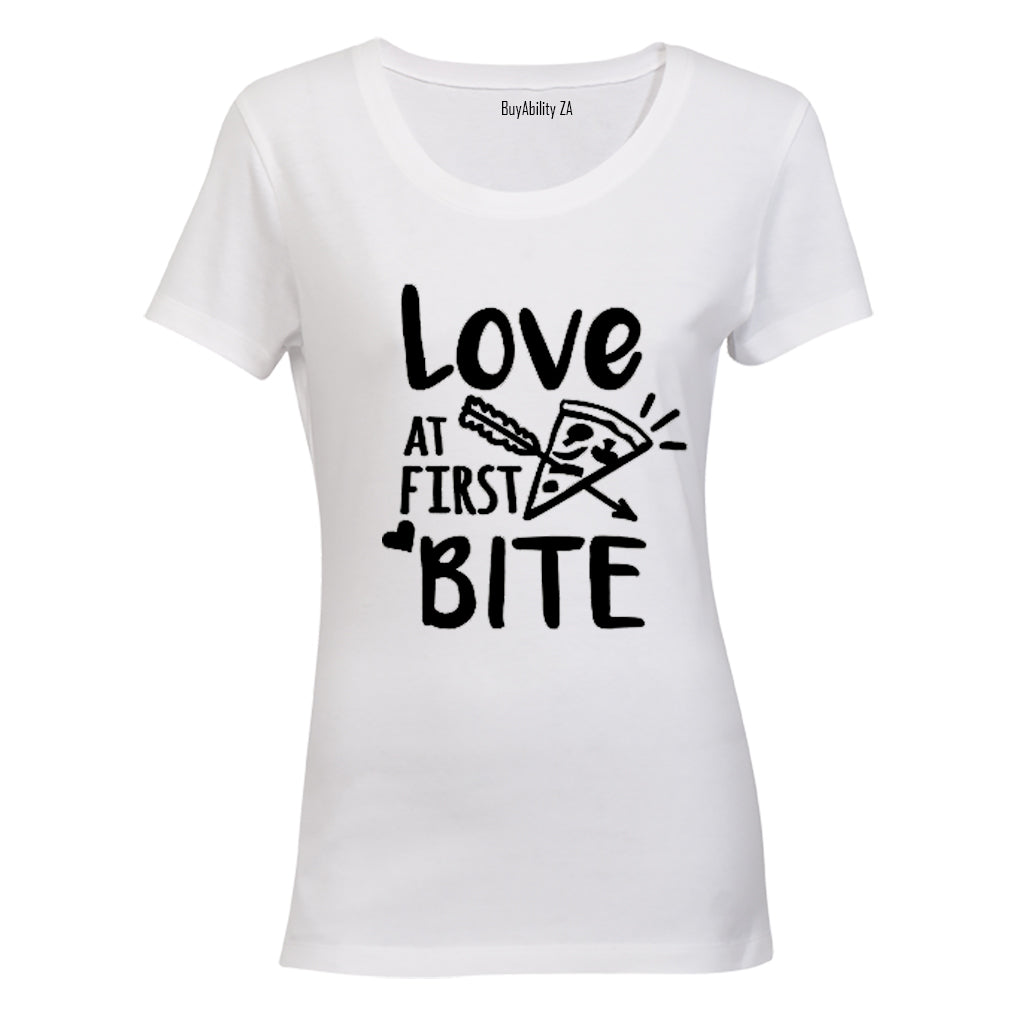 Love at First Bite - Ladies - T-Shirt - BuyAbility