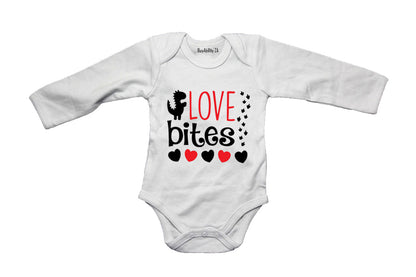 Love Bites - Dinosaur - Valentine - Baby Grow