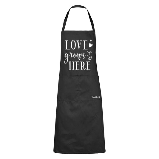 Love Grows Here - Valentine Inspired - Apron