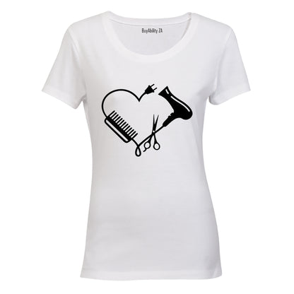 Love Hairdressing! - Ladies - T-Shirt - BuyAbility