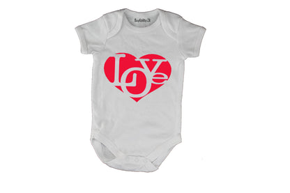 Love - Heart - Baby Grow - BuyAbility
