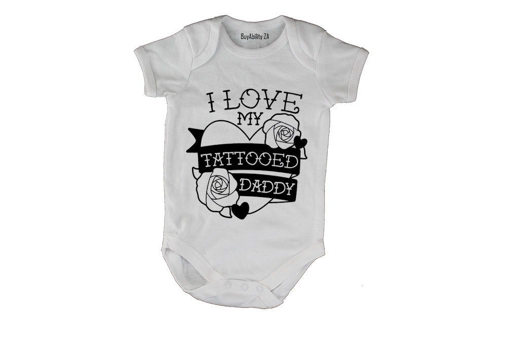 Love My Tattooed Daddy - Baby Grow