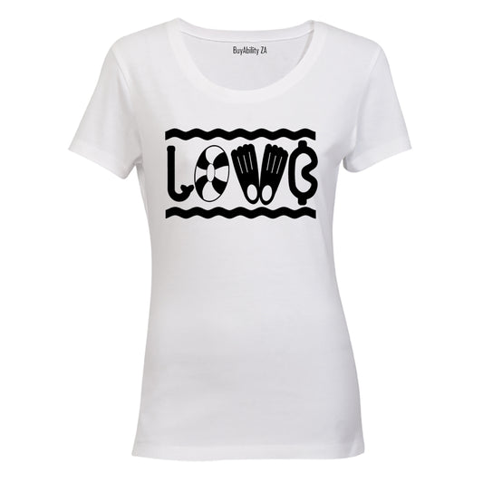 Love Swimming - Ladies - T-Shirt