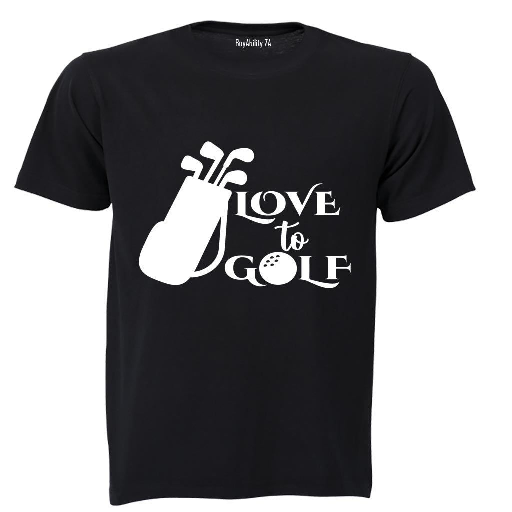 Love to Golf - Adults - T-Shirt