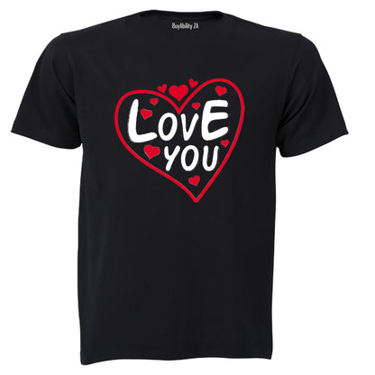 Love You - Valentine Inspired - Kids T-Shirt