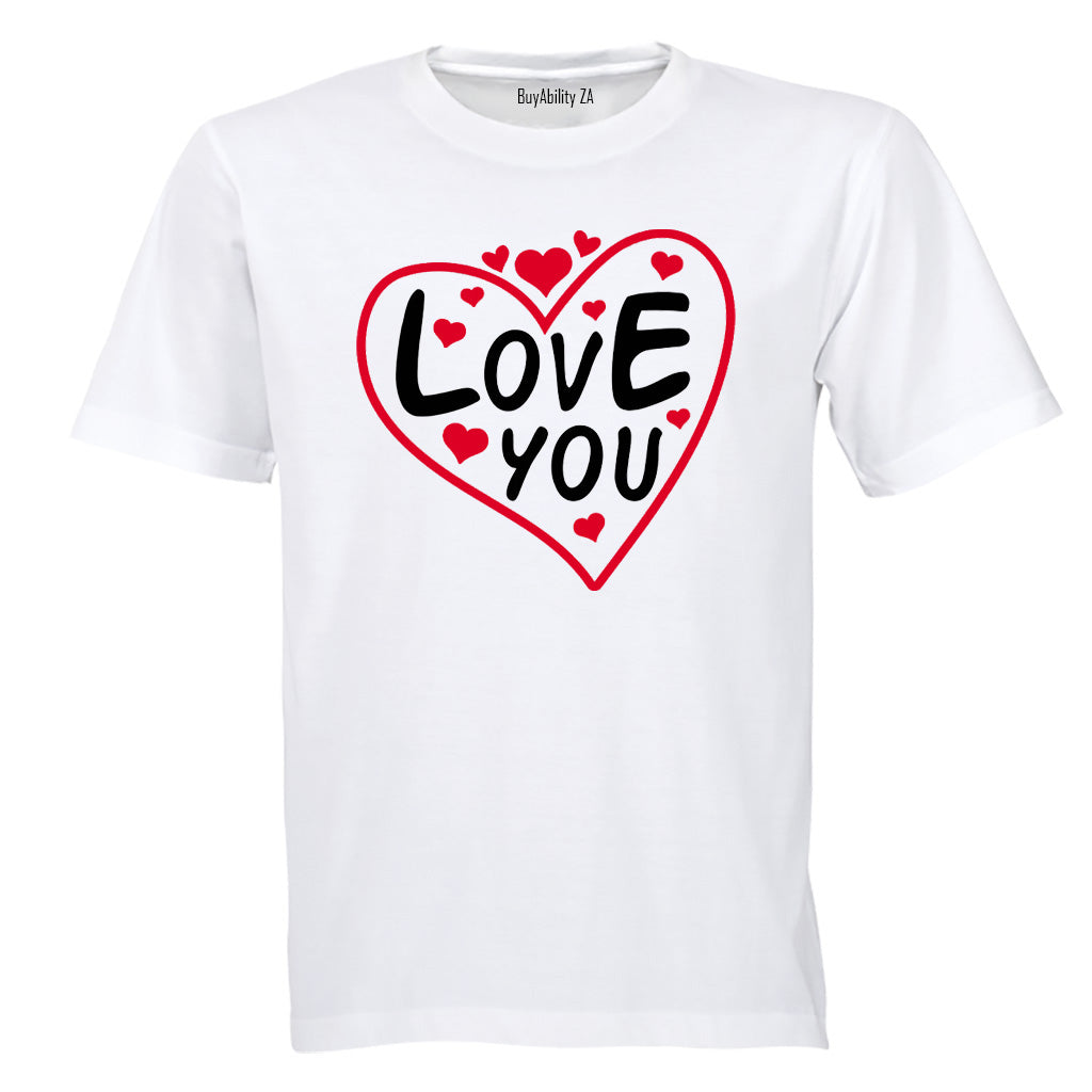 Love You - Valentine Inspired - Kids T-Shirt
