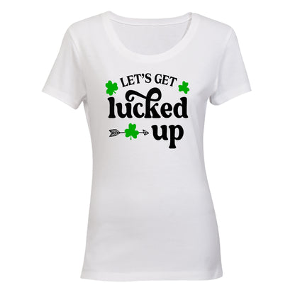 Lucked Up - St. Patricks Day - Ladies - T-Shirt - BuyAbility South Africa