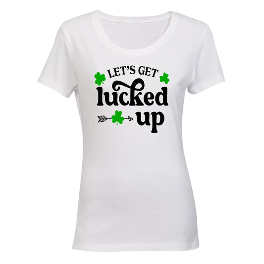 Lucked Up - St. Patricks Day - Ladies - T-Shirt - BuyAbility South Africa