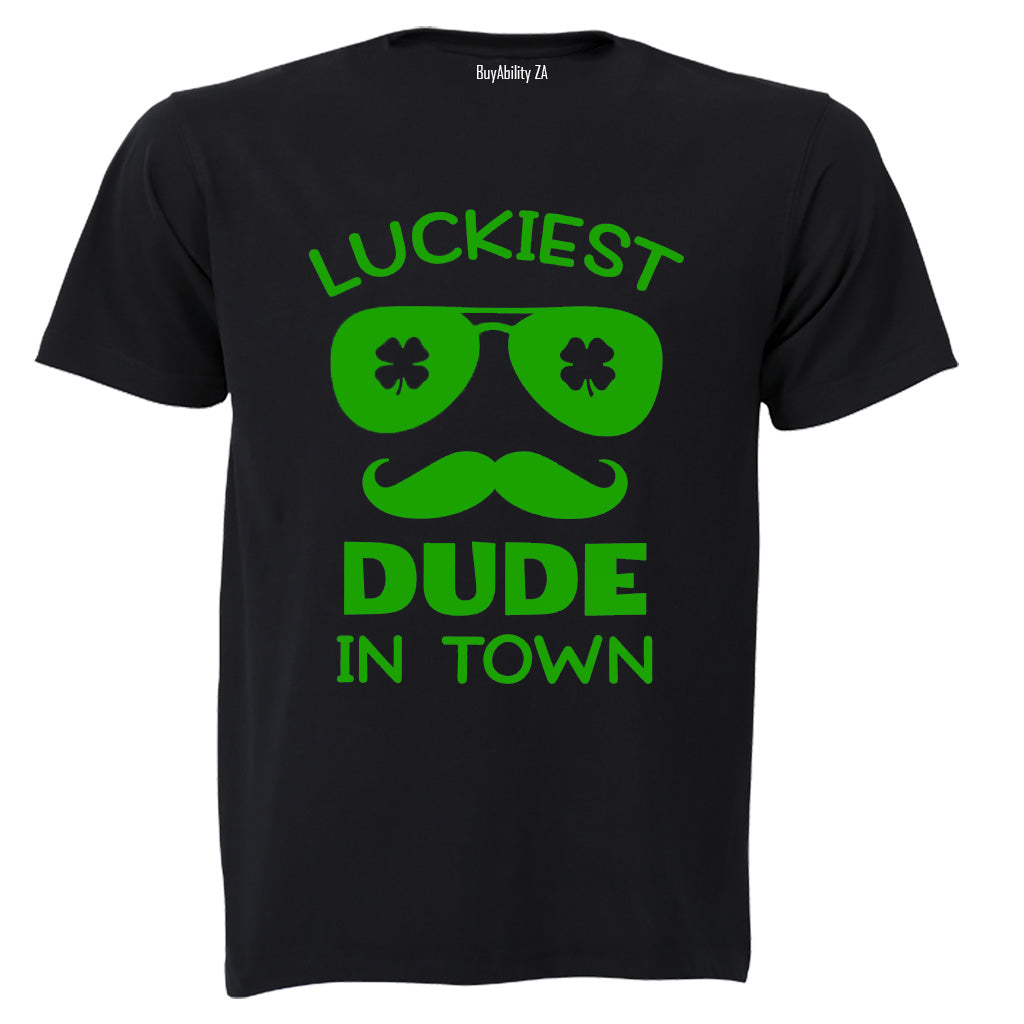 Luckiest Dude in Town - Kids T-Shirt - BuyAbility South Africa