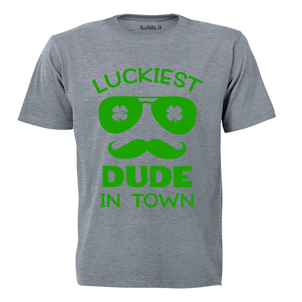 Luckiest Dude in Town - Kids T-Shirt - BuyAbility South Africa