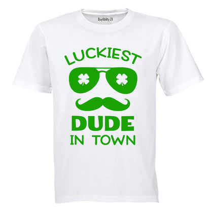 Luckiest Dude in Town - Kids T-Shirt - BuyAbility South Africa