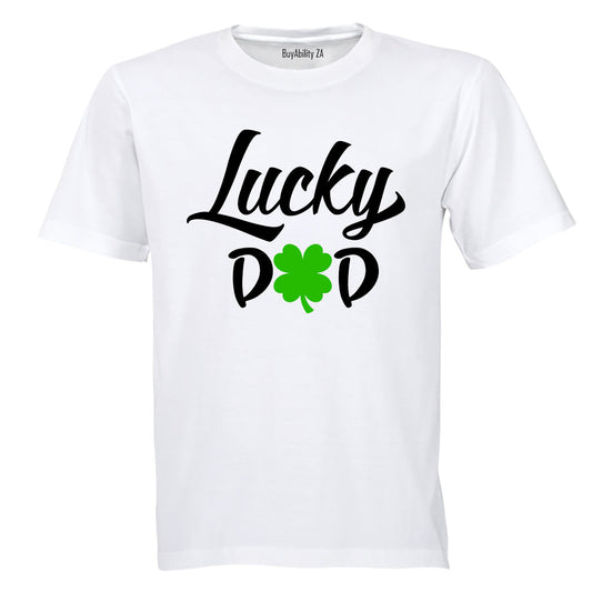 Lucky Dad - St. Patricks Day - Adults - T-Shirt