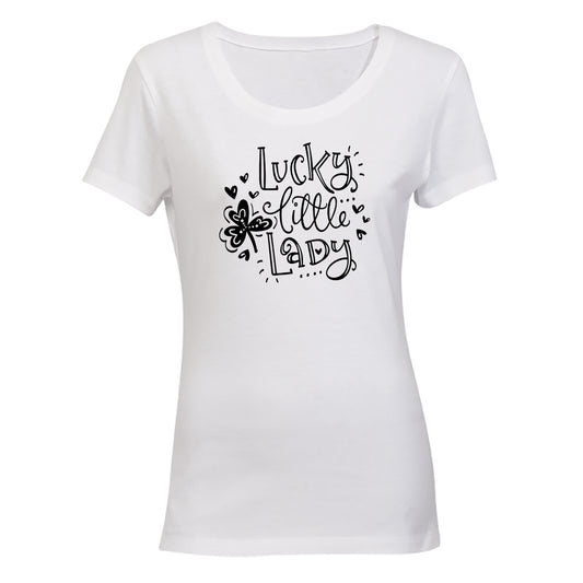 Lucky Little Lady - St. Patricks Day - Ladies - T-Shirt - BuyAbility South Africa