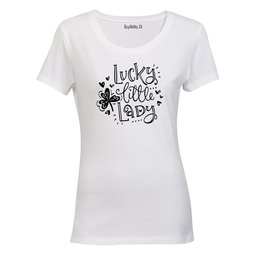 Lucky Little Lady - St. Patricks Day - Ladies - T-Shirt