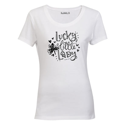 Lucky Little Lady - St. Patricks Day - Ladies - T-Shirt