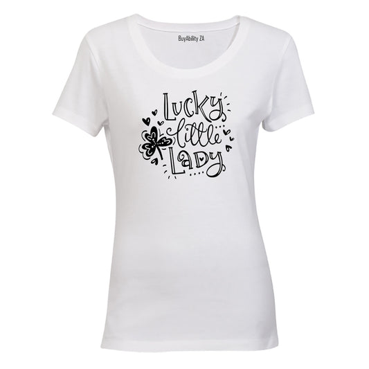 Lucky Little Lady - St. Patricks Day - Ladies - T-Shirt