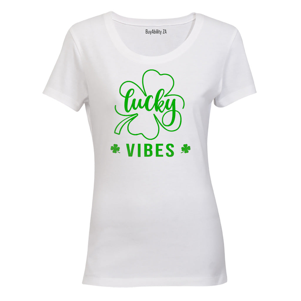 Lucky Vibes - St. Patricks Day - Ladies - T-Shirt