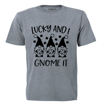 Lucky & I Gnome It - St. Patrick's Day - Kids T-Shirt