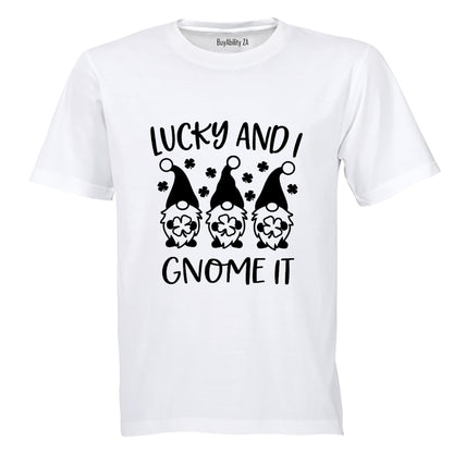 Lucky & I Gnome It - St. Patrick's Day - Kids T-Shirt