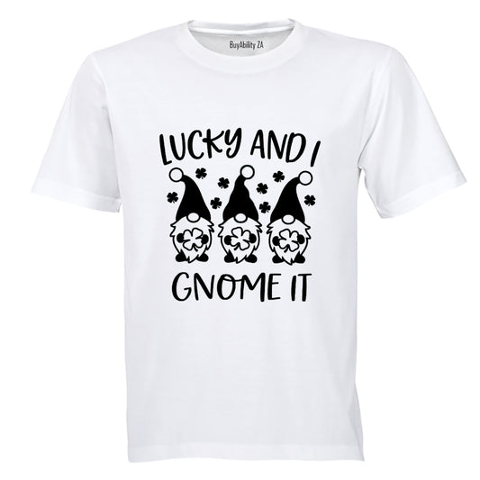 Lucky & I Gnome It - St. Patrick's Day - Kids T-Shirt