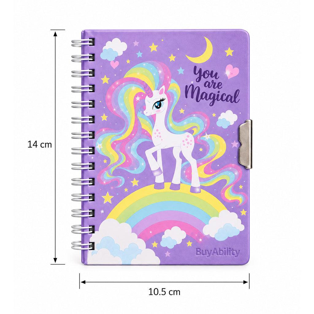You Are Magical Purple Unicorn Notebook & Pen Set