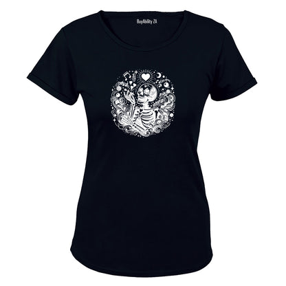 Majestic Musical Skeleton - Ladies - T-Shirt