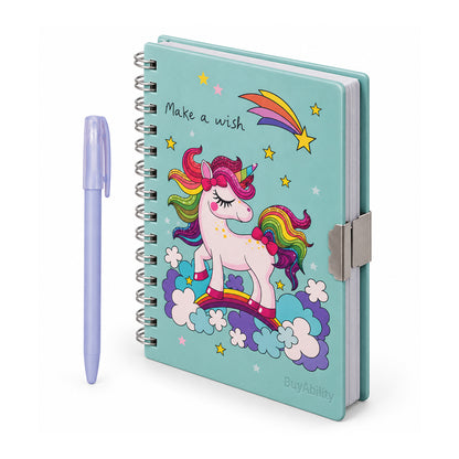 Rainbow Wishes Unicorn Notebook & Pen Set