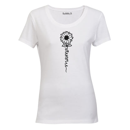 Mama - Flower Stem - Ladies - T-Shirt