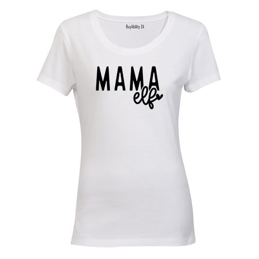Mama Elf - Christmas - Ladies - T-Shirt