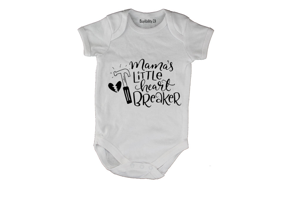 Mama's Little Heart Breaker - Valentine - Baby Grow