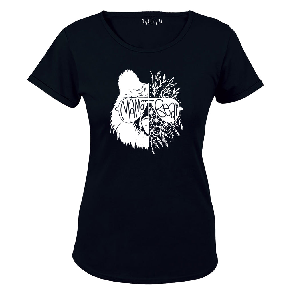 Mama Bear - Floral - Ladies - T-Shirt