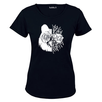 Mama Bear - Floral - Ladies - T-Shirt