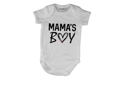 Mama's Boy - Heart - Baby Grow