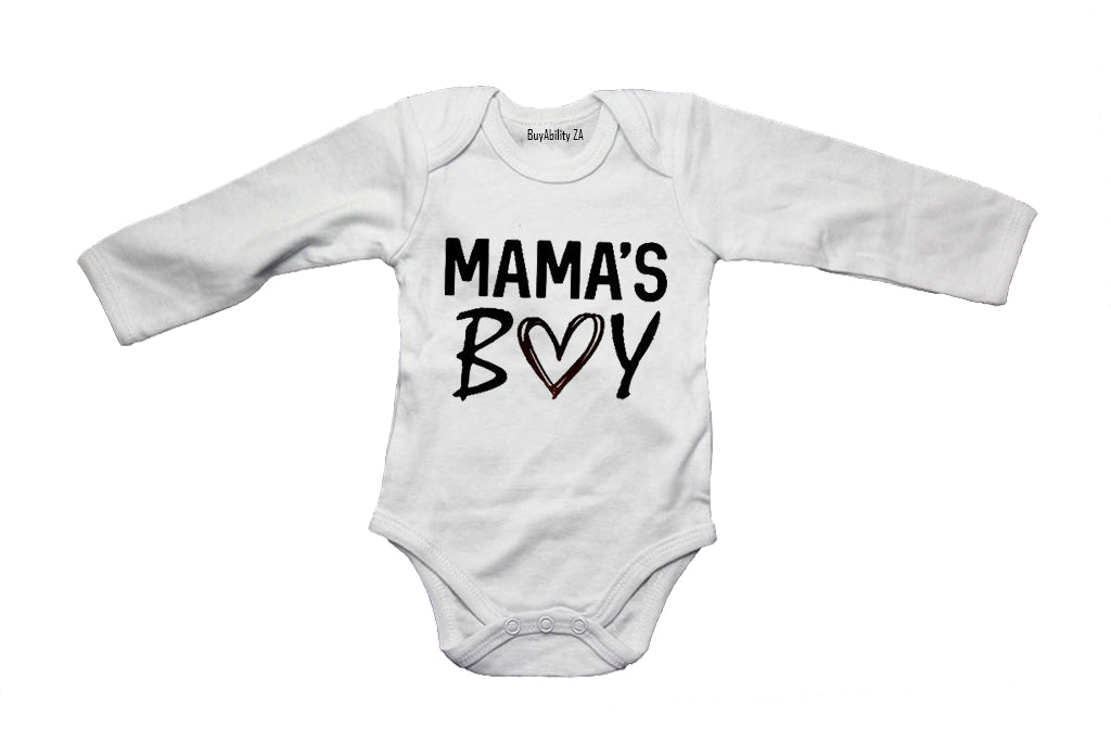Mama's Boy - Heart - Baby Grow