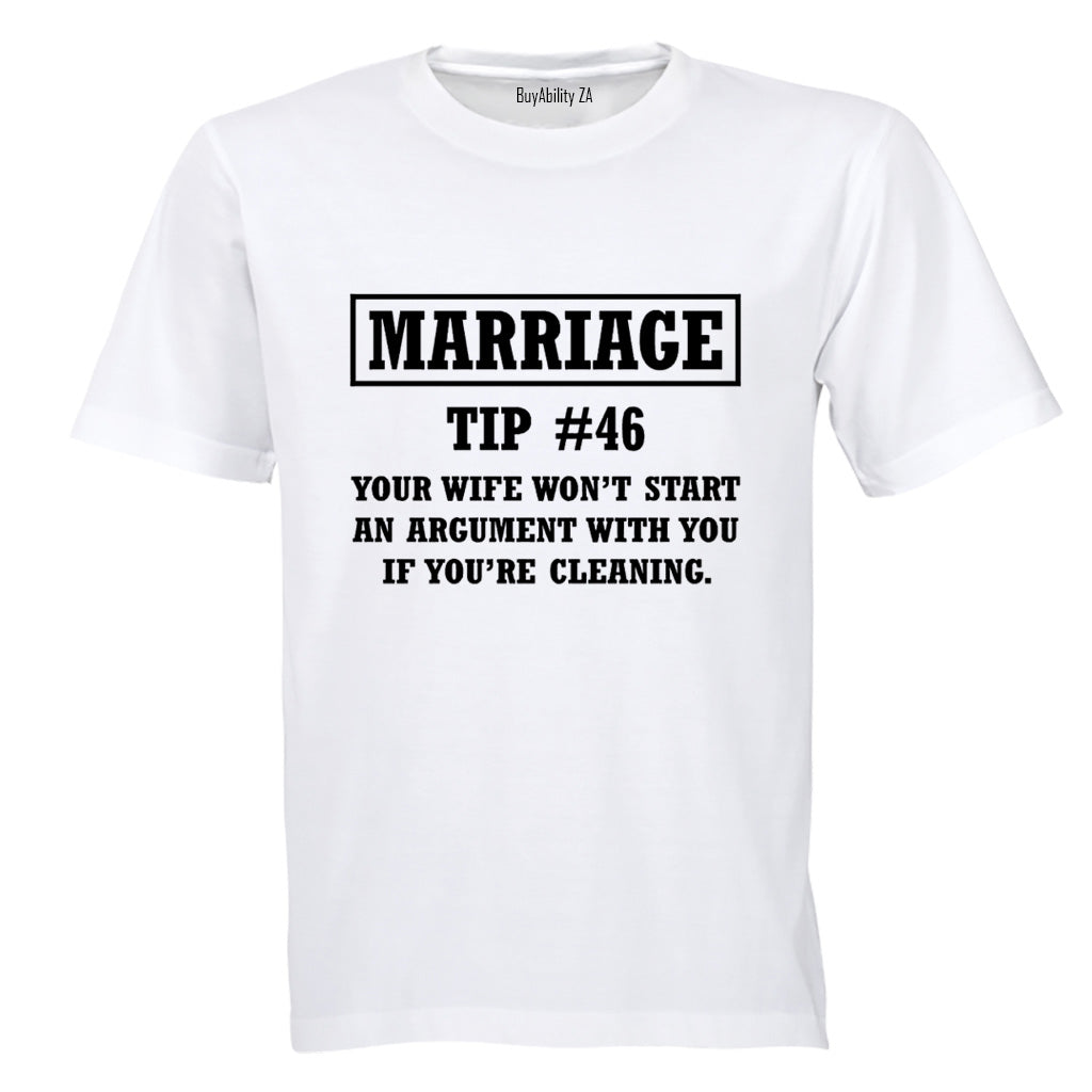 Marriage Tip - Adults - T-Shirt