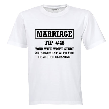 Marriage Tip - Adults - T-Shirt
