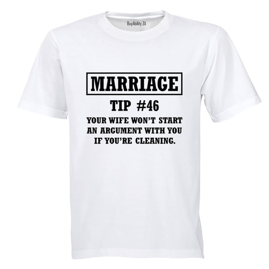 Marriage Tip - Adults - T-Shirt