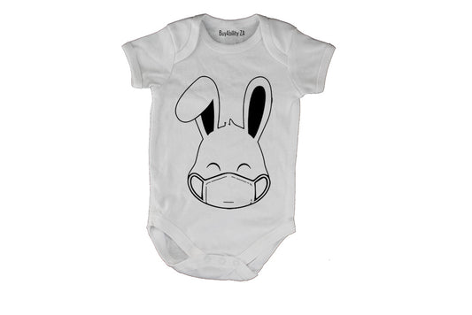 Mask Easter Bunny - Baby Grow