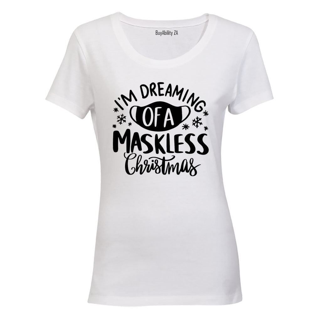 Maskless Christmas - Ladies - T-Shirt