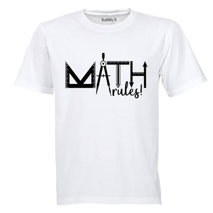 Math Rules - Adults - T-Shirt
